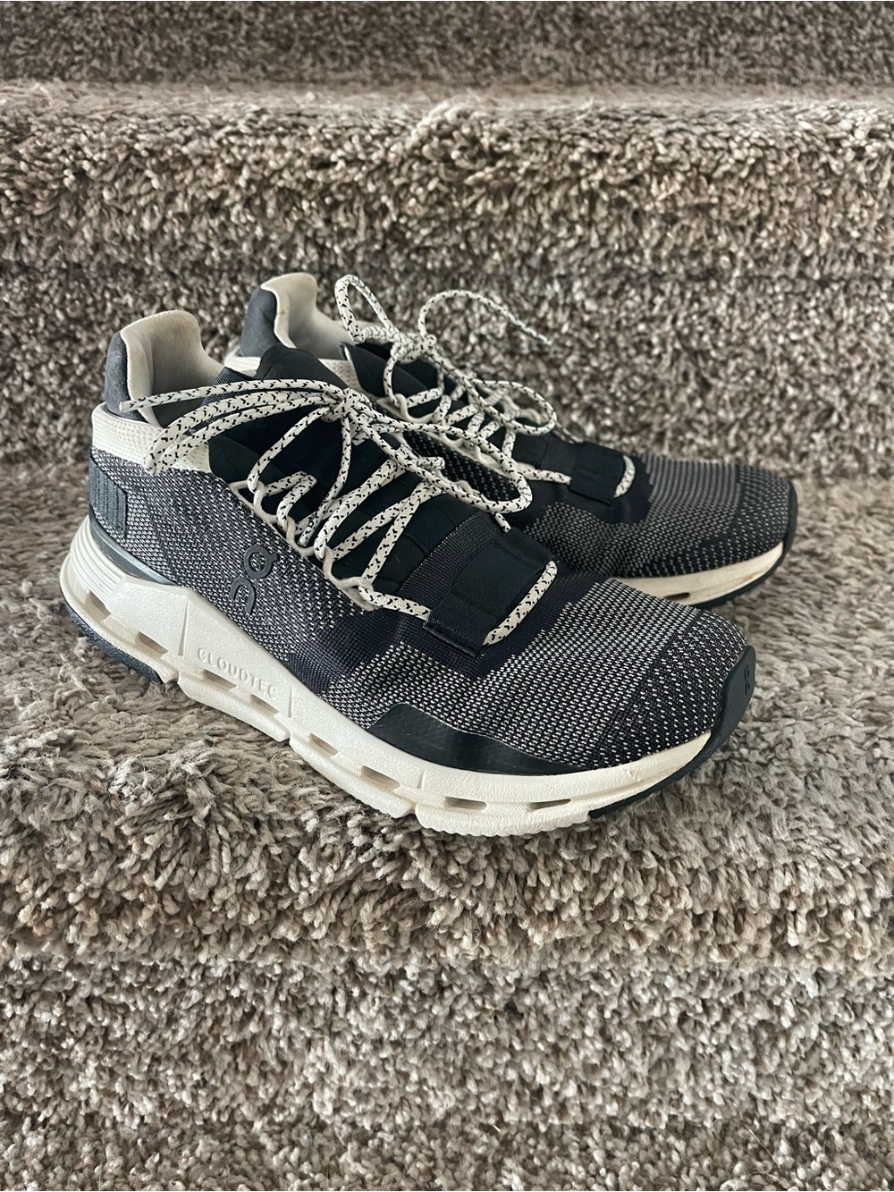 On cloud shoes